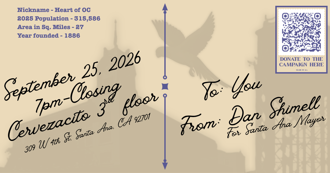 Event details: September 25, 2026, 7 PM to close, Cerveca Cito at 309 W 4th St in Santa Ana